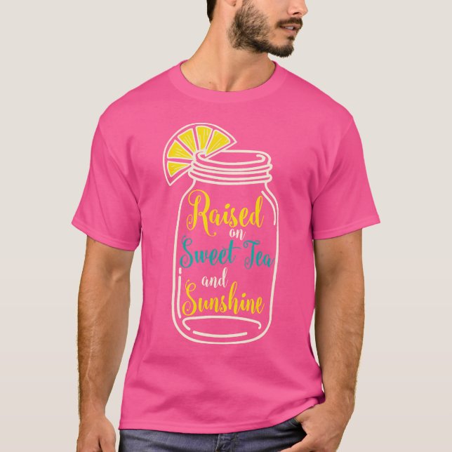 Camiseta Presente do Sul das Meninas	Criado com Chá Doce e  (Frente)
