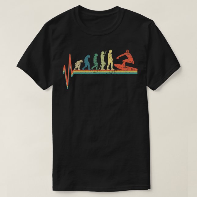 Camiseta Presente do Surf de pulsação (Frente do Design)