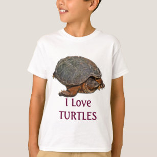 Camiseta Presente do Tartaruga de água doce-amante da