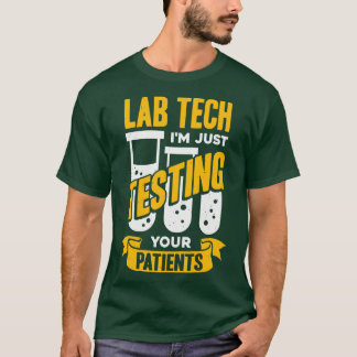 Camiseta Presente do técnico do laboratório técnico do labo