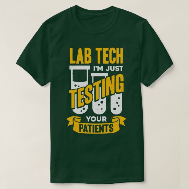 Camiseta Presente do técnico do laboratório técnico do labo (Frente do Design)
