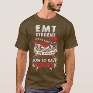 Camiseta Presente Do Técnico Médico De Emergência Do Estuda