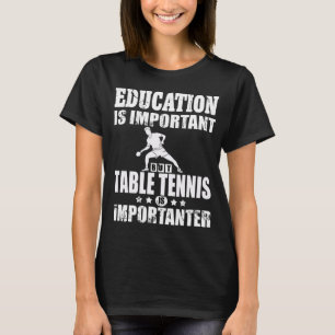 Camiseta Presente do Tênis do jogador de educação do Tênis 