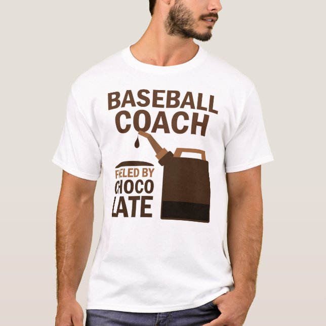 Camiseta Presente do treinador de basebol (engraçado) (Frente)
