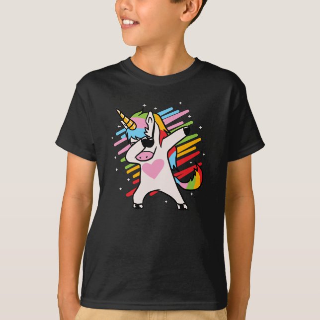 Camiseta Presente do Unicorn Dab (Frente)