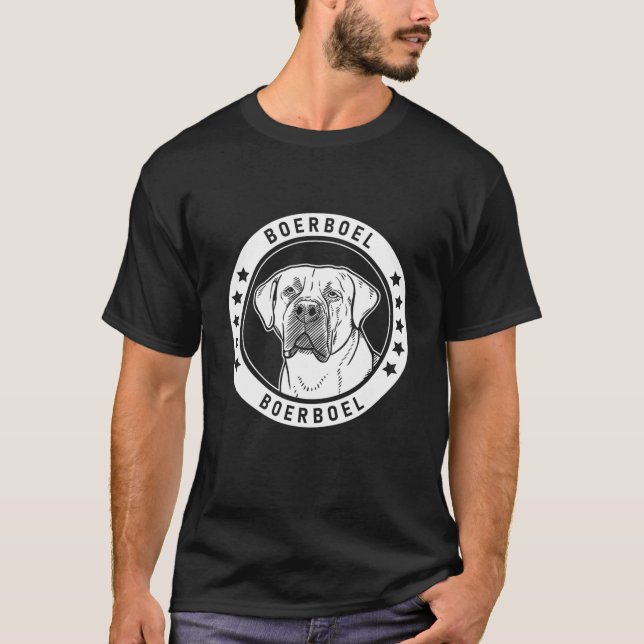 Camiseta Presente do ventilador do boerboel (Frente)