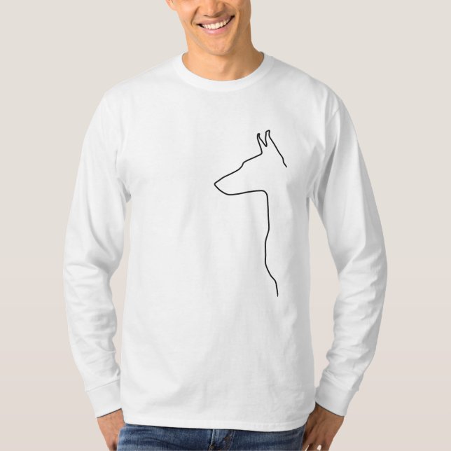Camiseta Presente Doberman Pinscher (Frente)