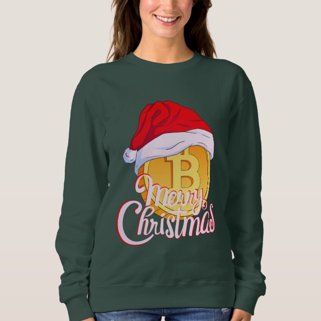 Camiseta Presente dos Day Traders - Natal Bitcoin (Frente)
