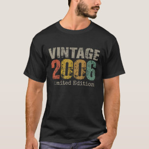 Camiseta Presente Edição Limitada Clássico Feito em 2006 An