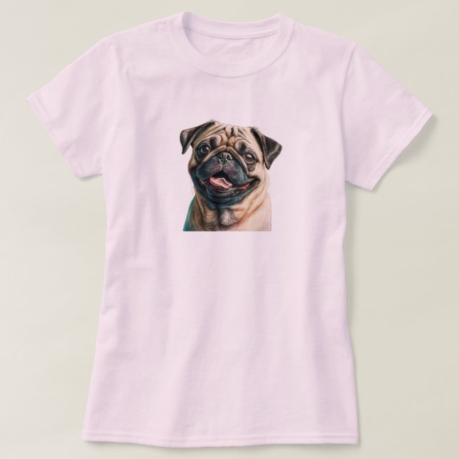 Camiseta Presente elegante personalizado adicione sua própr (Frente do Design)