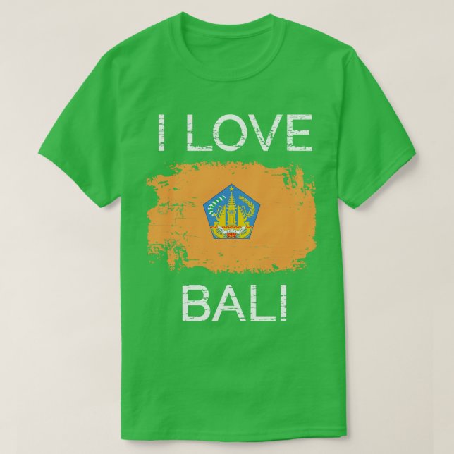 Camiseta Presente em Bali Indonésia (Frente do Design)