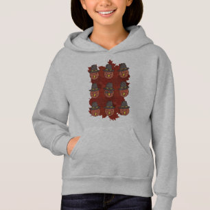 Camiseta Presente Emoji de Rosto de Peru de Ação de Graças