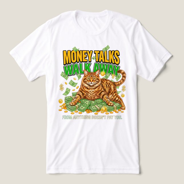Camiseta Presente Empoderador para Amante de Gatos e Chefe  (Design frontal)