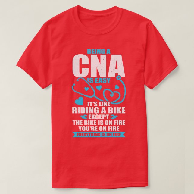 Camiseta Presente Enfermeiro Assistente de Enfermagem Certi (Frente do Design)