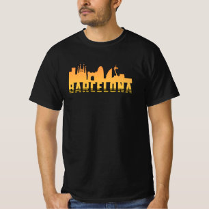 Camiseta Presente Engraçado da cidade de Barcelona Espanha