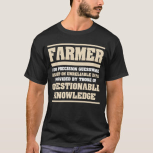 Camiseta Presente engraçado da novidade para o fazendeiro