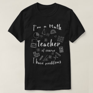 Camiseta Presente engraçado da novidade para o professor