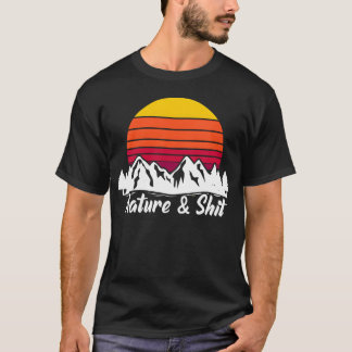 Camiseta Presente engraçado de acampamento e caminhada femi