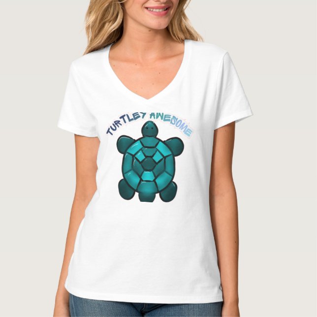 Camiseta Presente engraçado de animal tartaruga fofa pun (Frente)