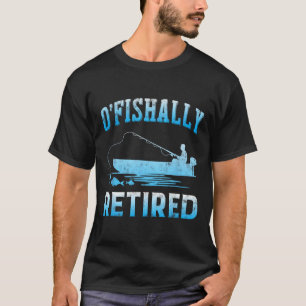 Camiseta Presente Engraçado de Aposentadoria Oficialmente P
