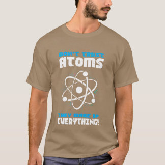 Camiseta Presente engraçado de átomos de ciência