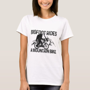 Camiseta Presente engraçado de bicicleta de montanha Bigfoo