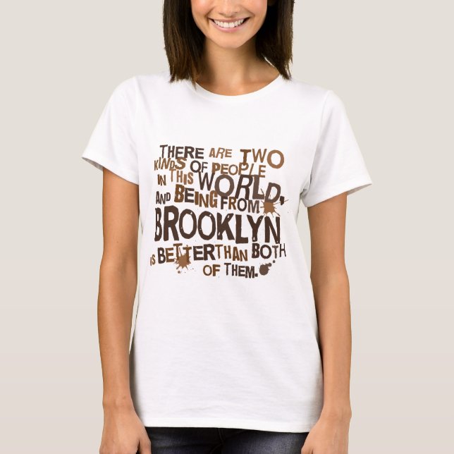 Camiseta Presente (engraçado) de Brooklyn (Frente)