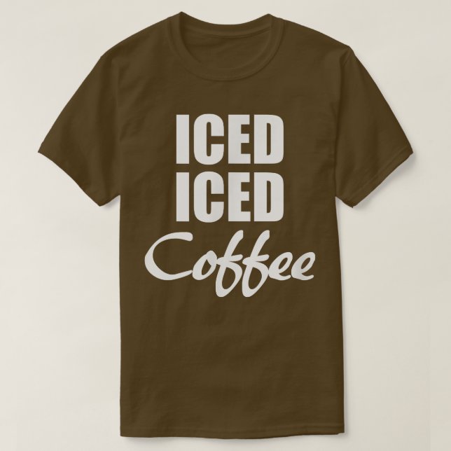 Camiseta Presente Engraçado De Café Forçado (Frente do Design)
