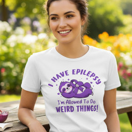 Camiseta Presente engraçado de conscientização sobre epilep