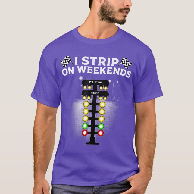 Camiseta Presente engraçado de corrida de arrancada para ho (Frente)