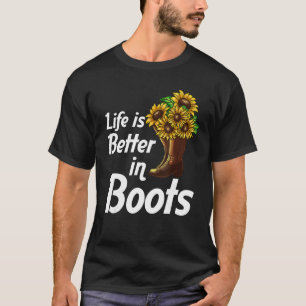 Camiseta Presente Engraçado de Cowgirl Country para Menina 