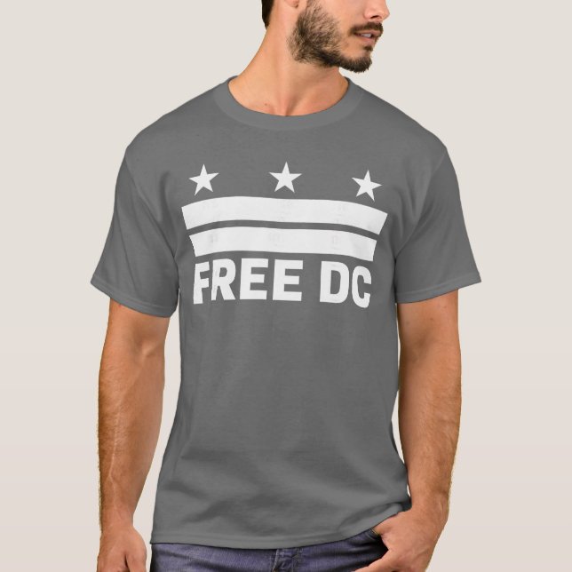 Camiseta Presente engraçado de DC grátis (Frente)