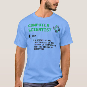 Camiseta Presente engraçado de definição de cientista compu