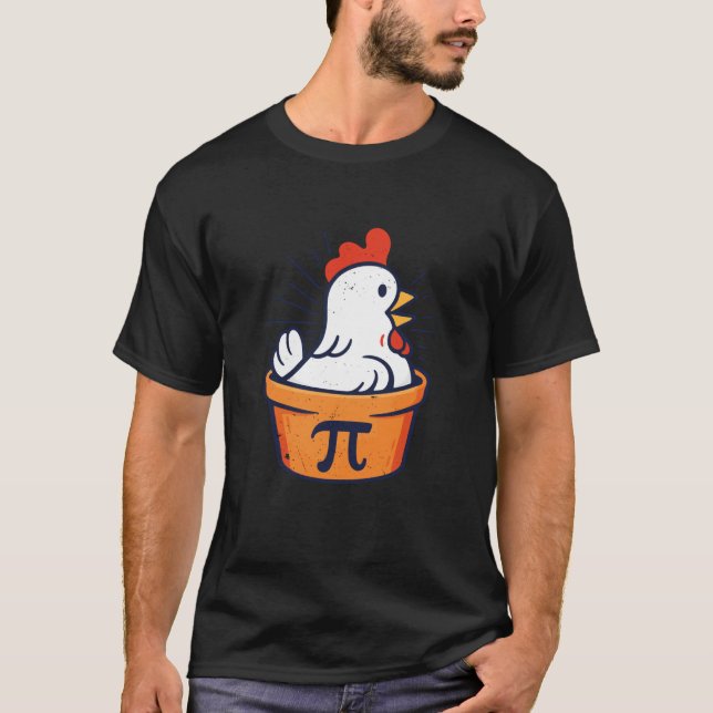 Camiseta Presente engraçado de Dia do Pi para Geeks de Mate (Frente)