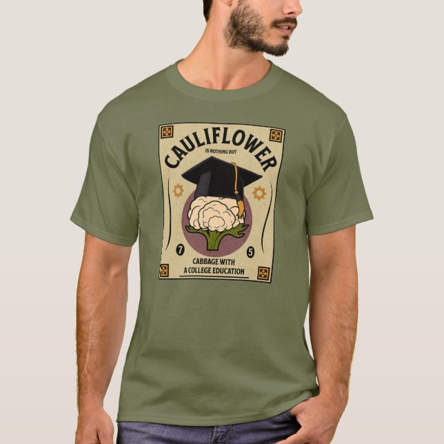 Camiseta Presente engraçado de formatura com citação de cou (Frente)