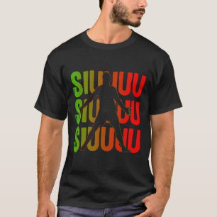 Camiseta Presente engraçado de futebol Siuuuu para fã de am