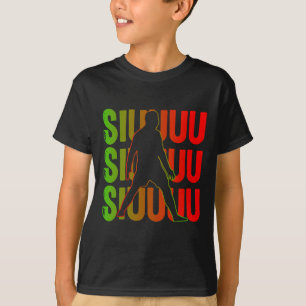 Camiseta Presente engraçado de futebol Siuuuu para fãs de f