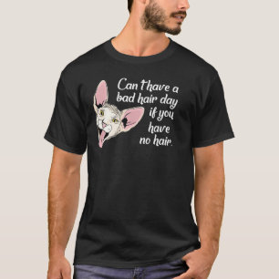 Camiseta Presente Engraçado De Gato Esfinge Para Gaqueiros,
