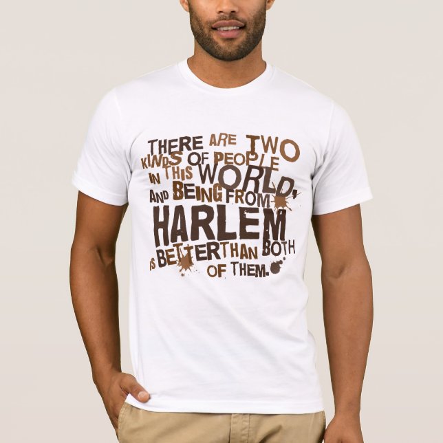Camiseta Presente (engraçado) de Harlem (Frente)