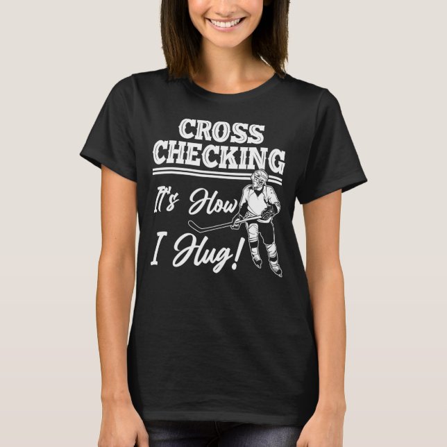 Camiseta Presente Engraçado De Hóquei No Gelo Para Crianças (Frente)