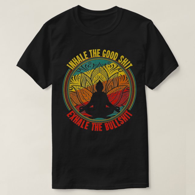 Camiseta Presente Engraçado De Meditação Para Um Professor  (Frente do Design)
