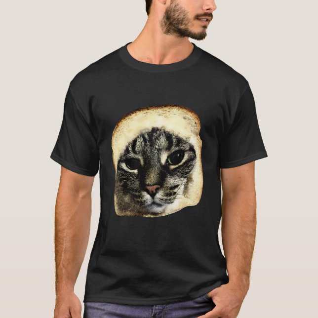 Camiseta Presente engraçado de meme de gato para (Frente)