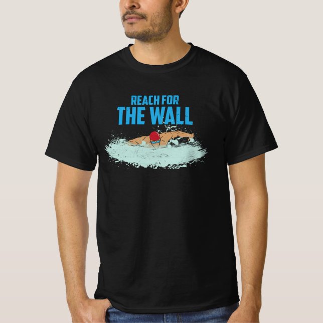 Camiseta Presente engraçado de natação para nadadores (Frente)