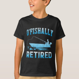 Camiseta Presente Engraçado De O'fishal Aposentado Por Pesc