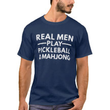 Presente engraçado de pickleball e mahjong para ho