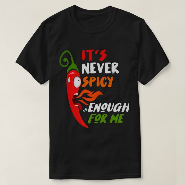 Camiseta Presente Engraçado De Pimenta Vermelha Chili Para  (Frente do Design)