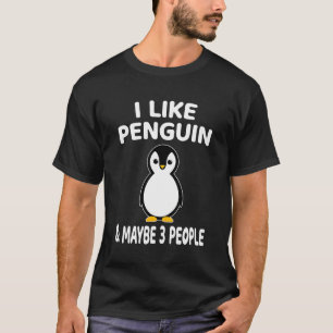 Camiseta Presente engraçado de pinguim para adultos mulhere