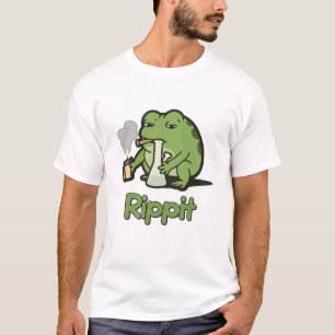 Camiseta Presente engraçado de Rippit Funny Frog Stoner, Rã