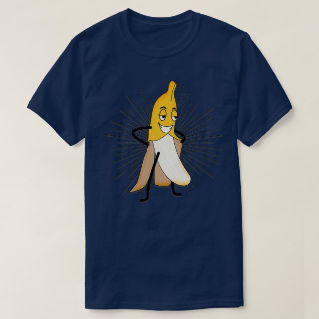 Camiseta Presente engraçado de solteiro de banana stripteas (Frente do Design)