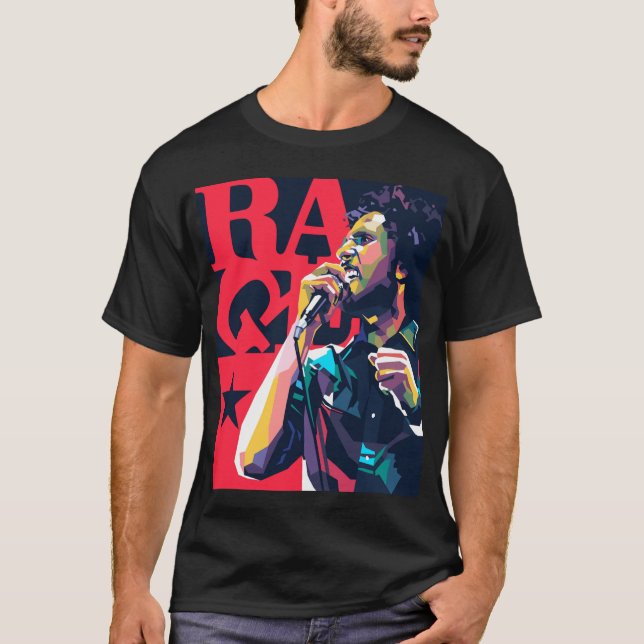 Camiseta Presente engraçado de Zack de la Rocha (Frente)